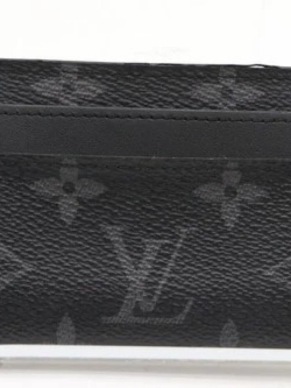 Louis Vuitton Monogram Eclipse Canvas Card Holder - Black